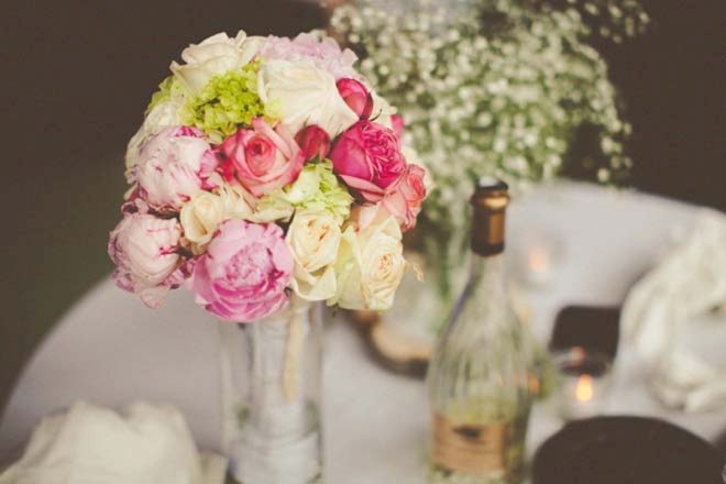 bouquet after the ceremony