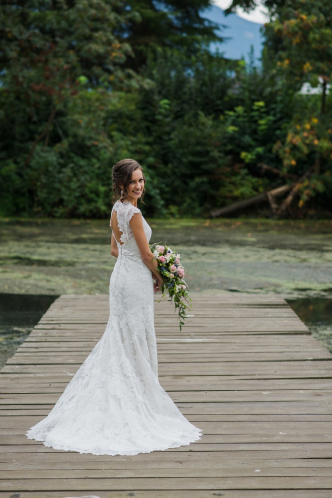 Gorgeous lace bridal gown