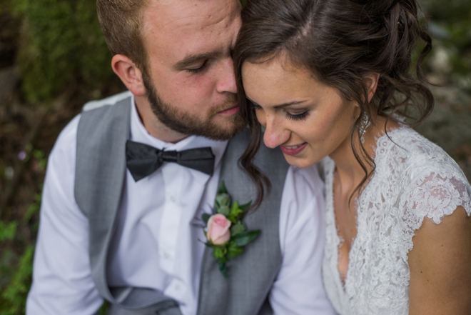 Beautiful, rustic DIY mountain wedding