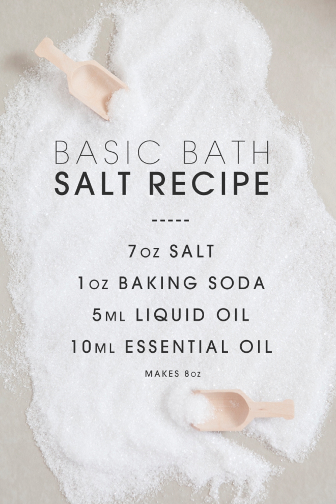 make your own bath salts recipe