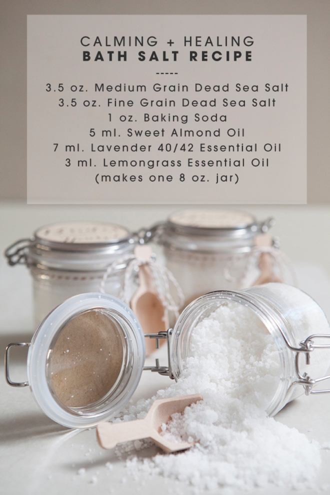 bath salts diy essential oils