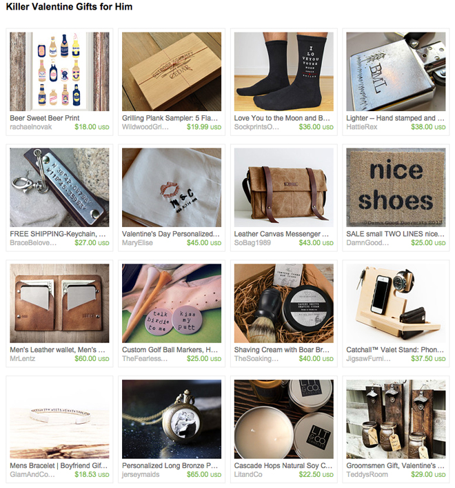 Best Etsy Valentine Gifts for Guys