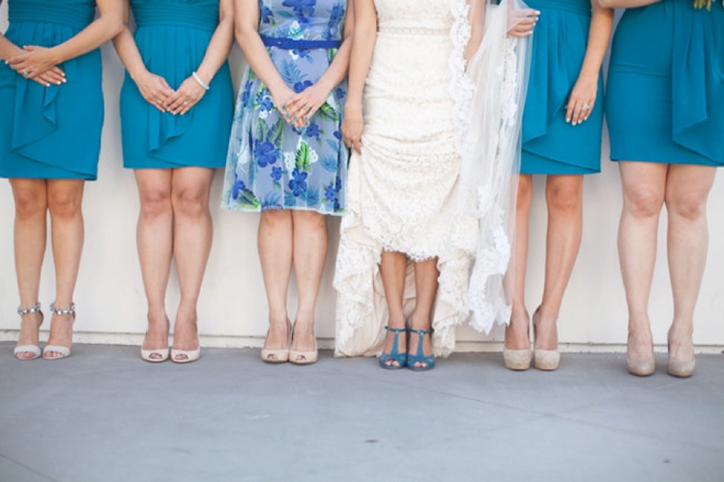 Gorgeous blue and turquoise wedding