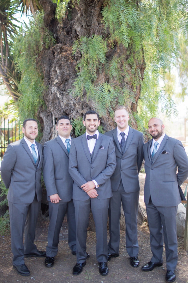 The groom and his men