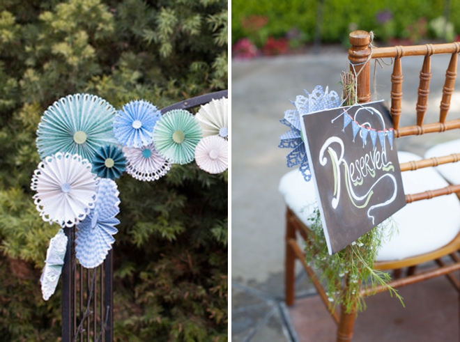 Gorgeous blue and turquoise wedding