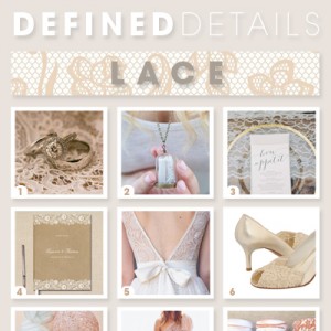 Lovely Lace Wedding Details