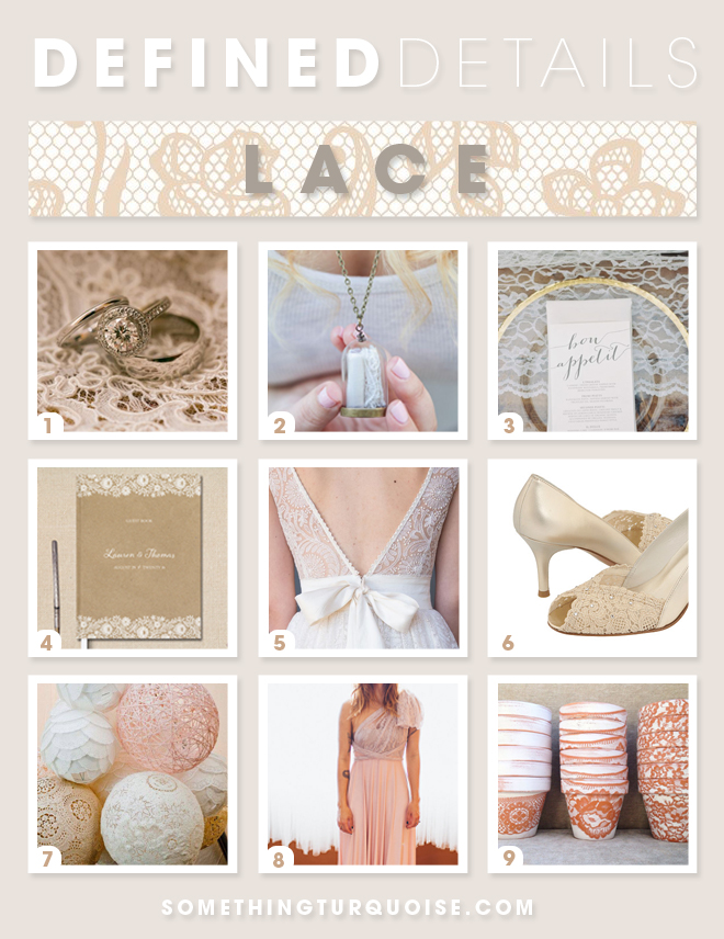 Lovely Lace Wedding Details