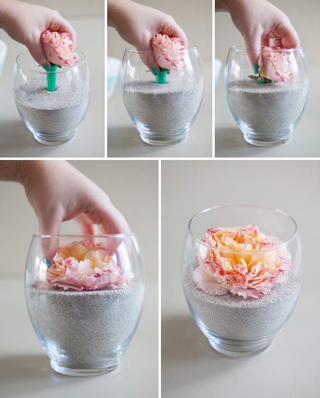 Make These Gorgeous Sand And Flower Centerpieces - Diy Centerpieces Birthday