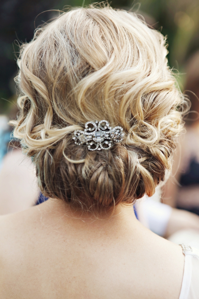 Beautiful wedding hair piece