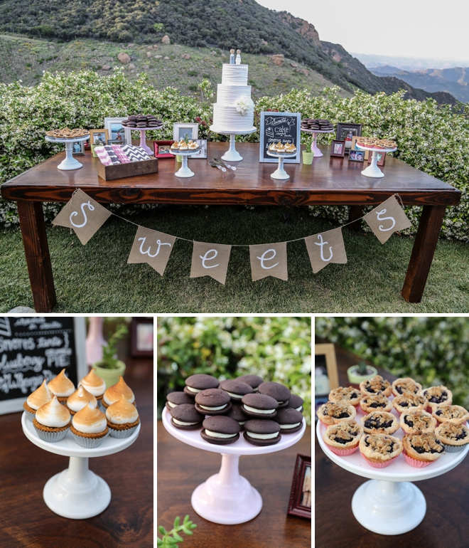 Wedding sweets table