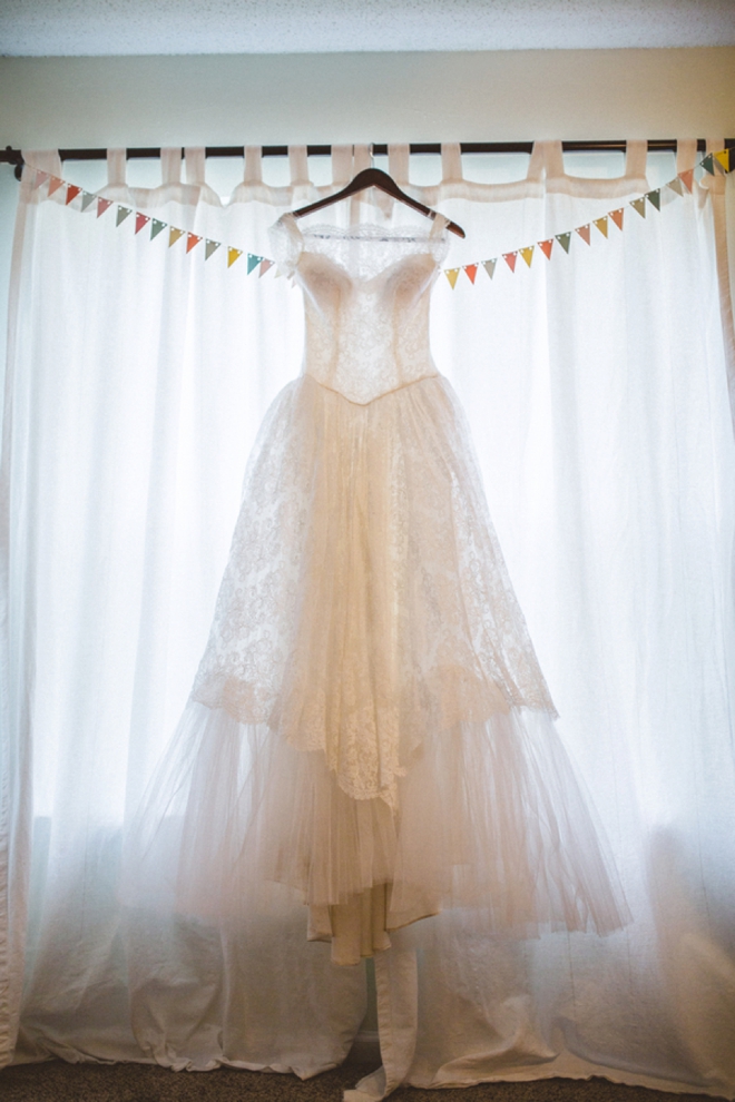 vintage wedding dress