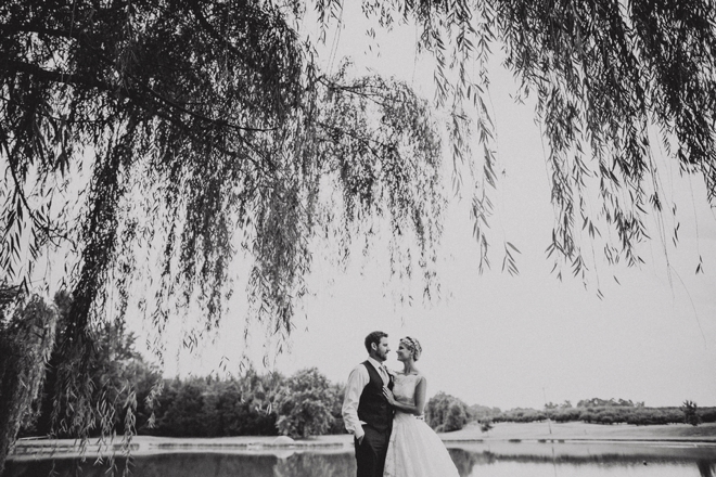 Gorgeous shot of the bride and groom