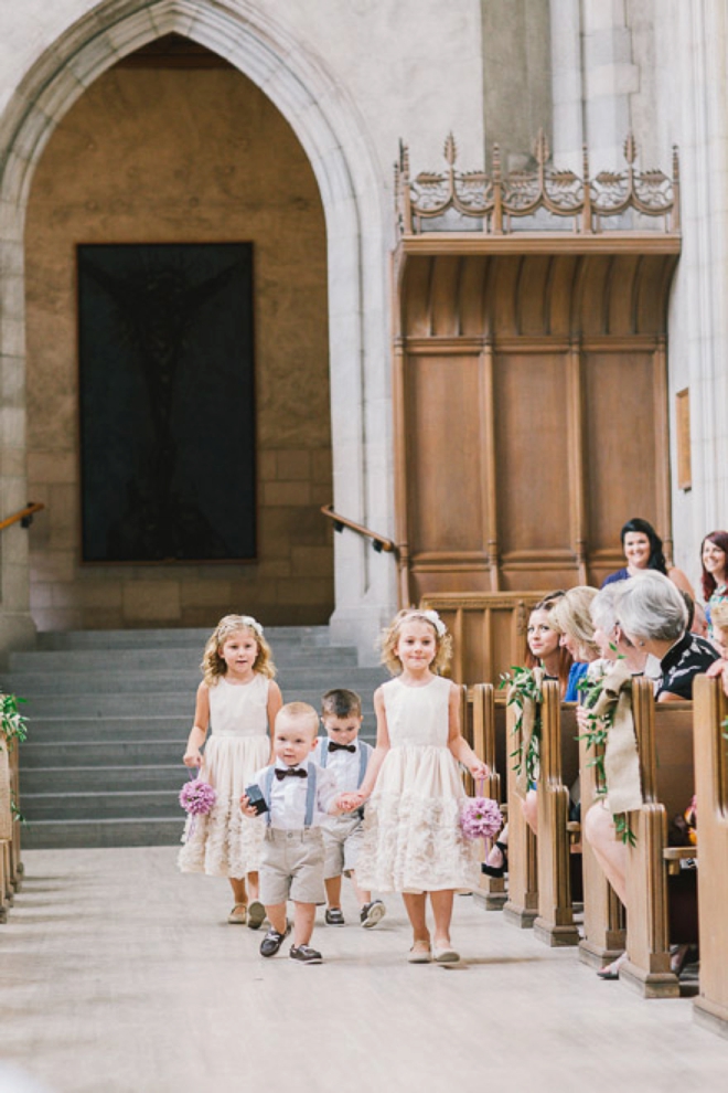 Ring bearers and flower girls