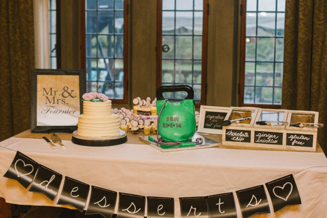 Wedding dessert table