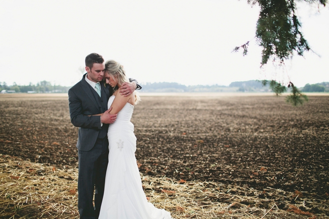 Rustic, turquoise DIY wedding