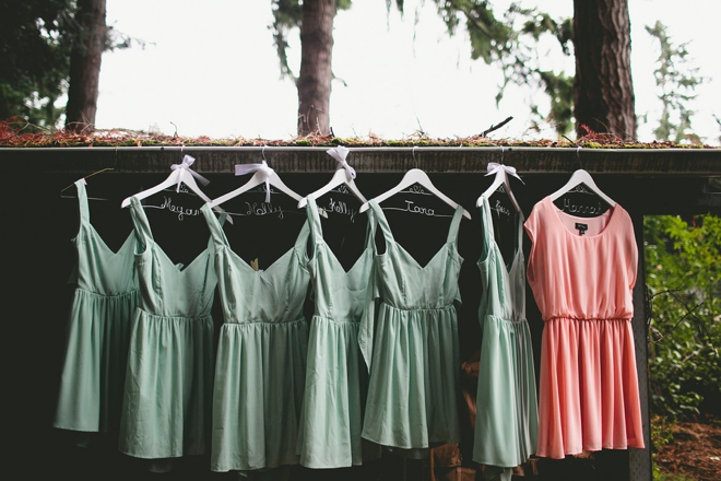 Turquoise bridesmaids dresses