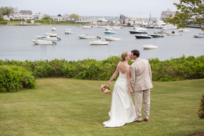 Cape Cod bride and groom