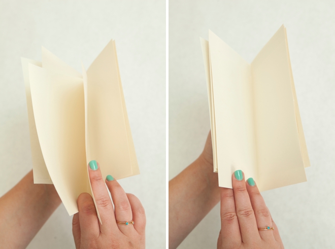 Adorable DIY wedding notebooks!