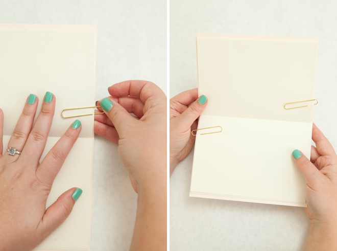 Adorable DIY wedding notebooks!