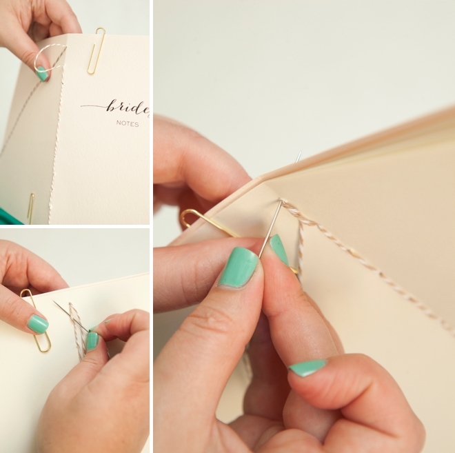 Adorable DIY wedding notebooks!