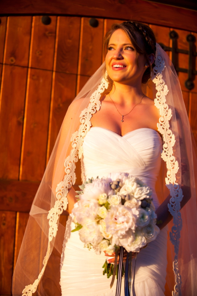 Gorgeous sunlit bride