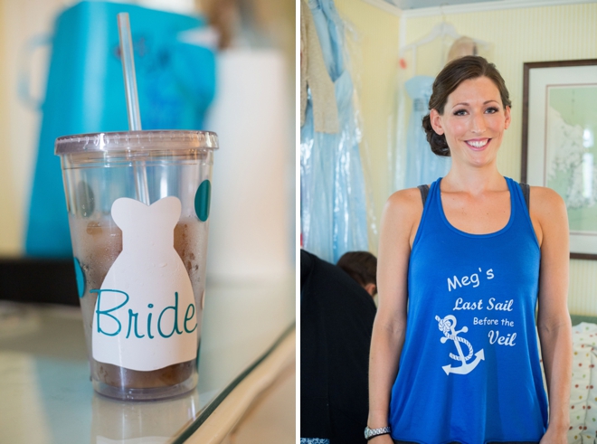 Turquoise Cape Cod Wedding