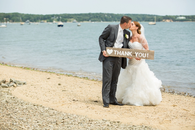 Turquoise Cape Cod Wedding