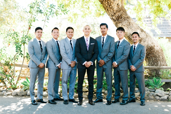 Groom and his men
