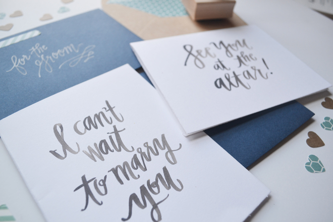 Free "wedding day card" download and print files from Magnolia Letter Arts