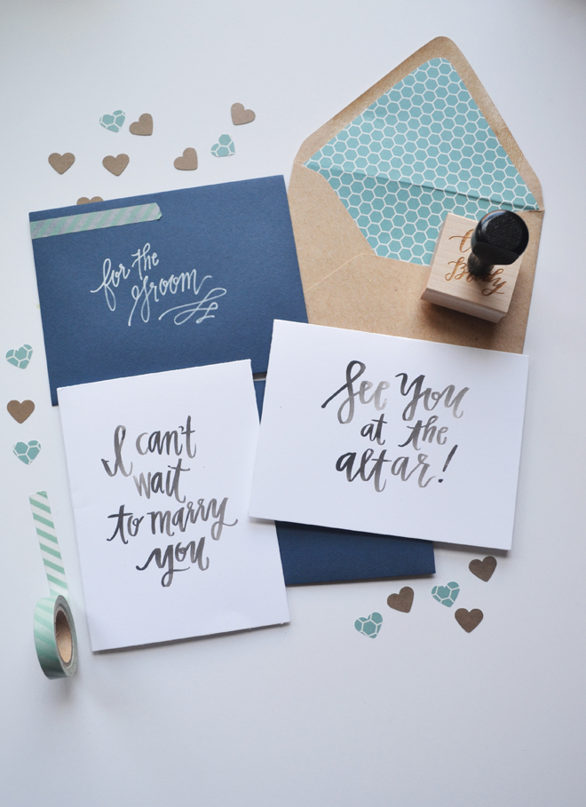 Free "wedding day card" download and print files from Magnolia Letter Arts