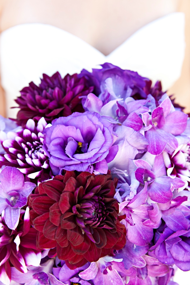 Bouquet Blueprint - Punchy Purples