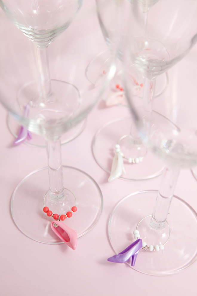 DIY Barbie Shoe Wine Charms!