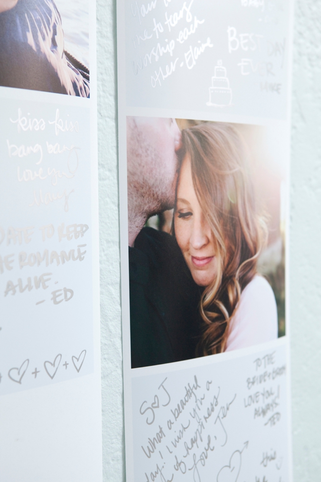 DIY Giant Photostrip Guest Book