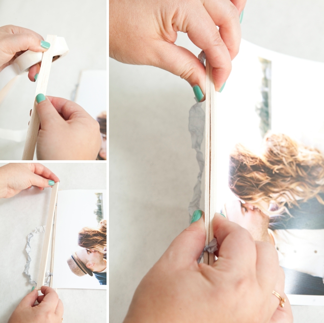 DIY Giant Photostrip Guest Book