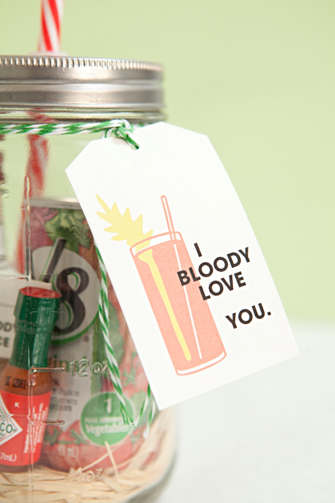 Mason Jar Bloody Mary Gift with spice mix!