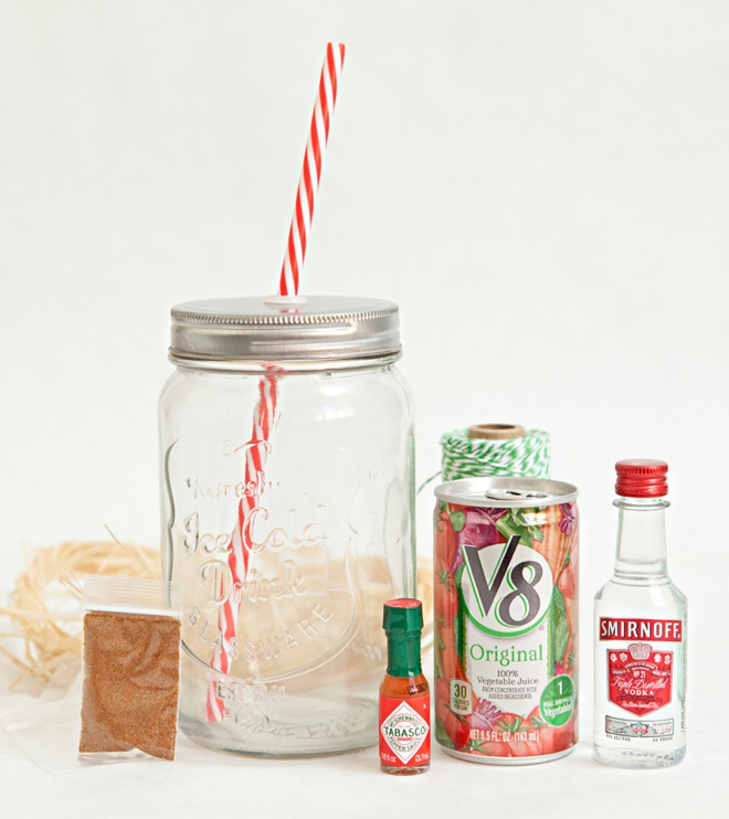 Mason Jar Bloody Mary Gift with spice mix!
