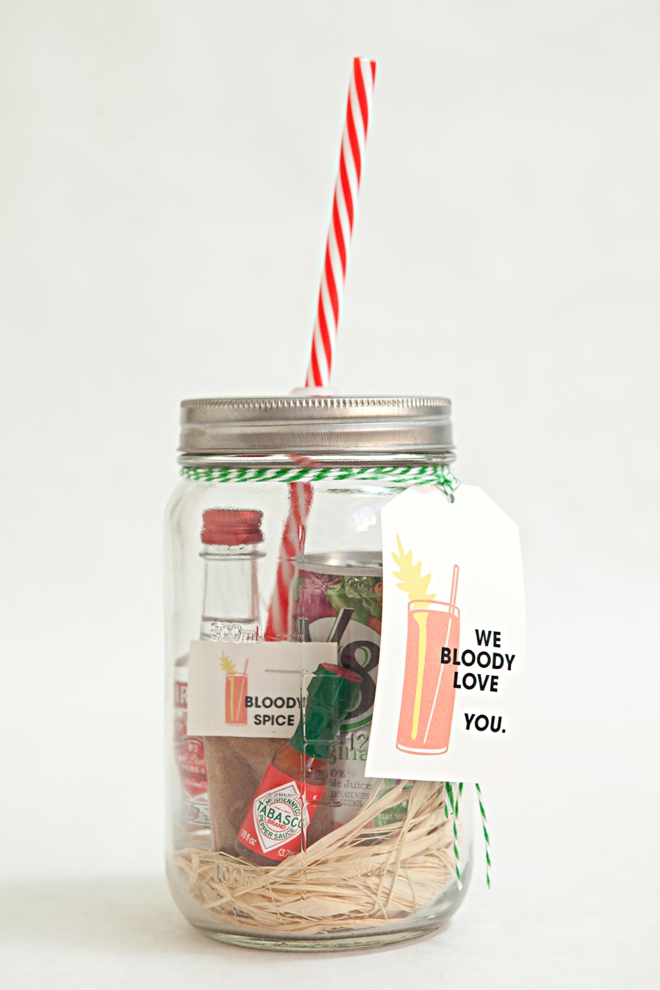 Bloody Mary Mason Jar