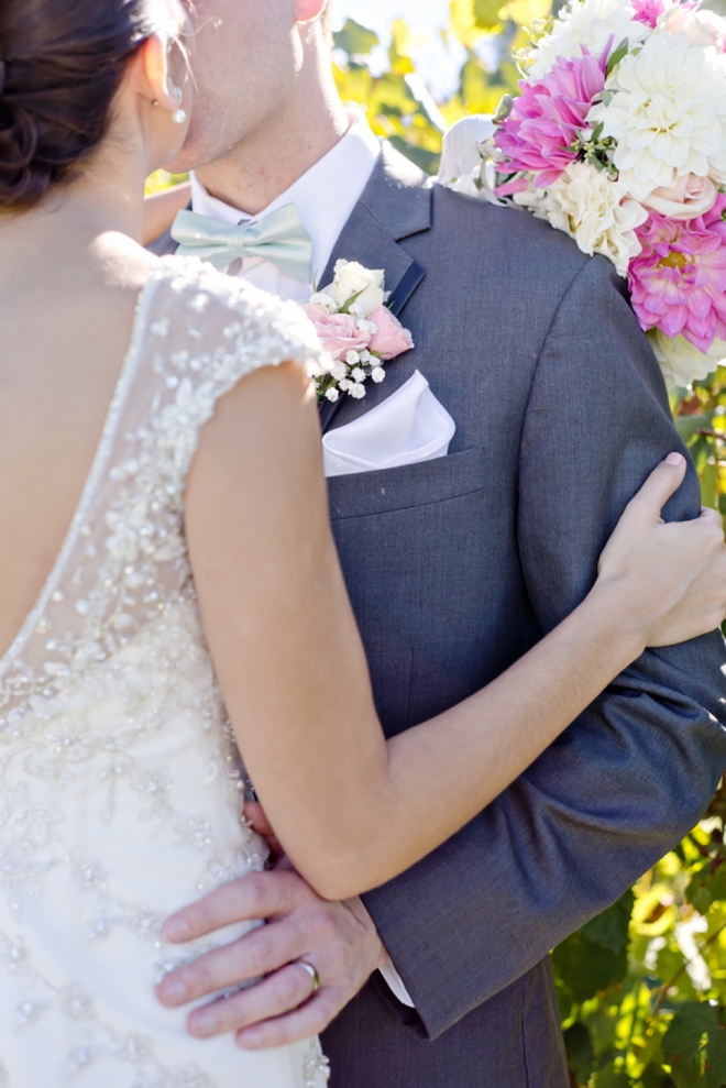 Beautiful, DIY vineyard wedding