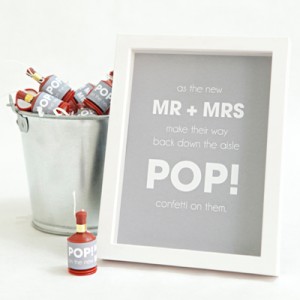 DIY - Party Popper Recessional with free design printables!