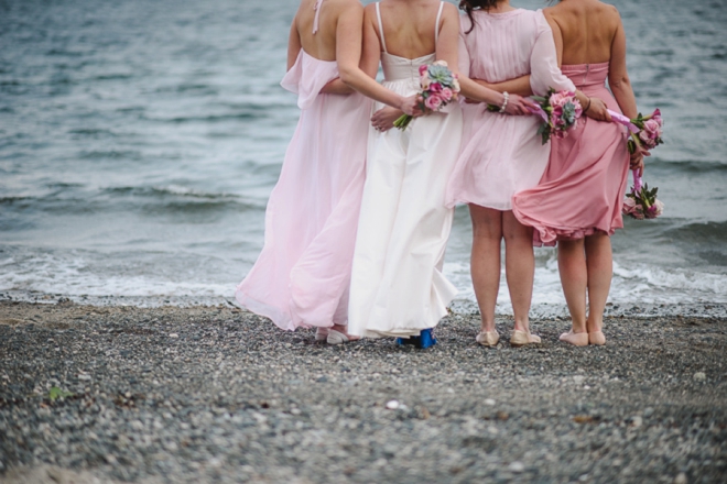 The beautiful bridesmaids