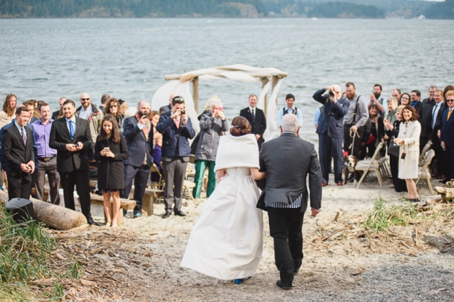 Gorgeous seaside wedding ceremony