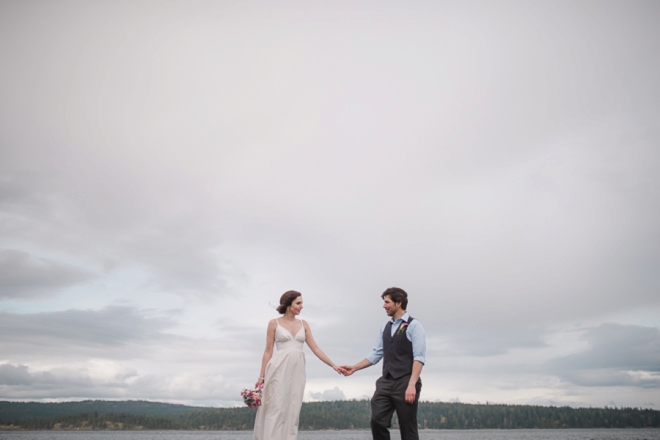 Gorgeous bride and groom portrait