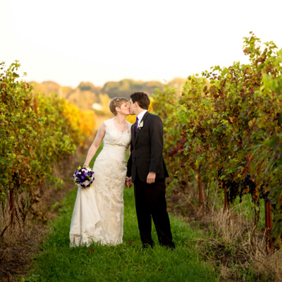 Beautiful wine themed wedding