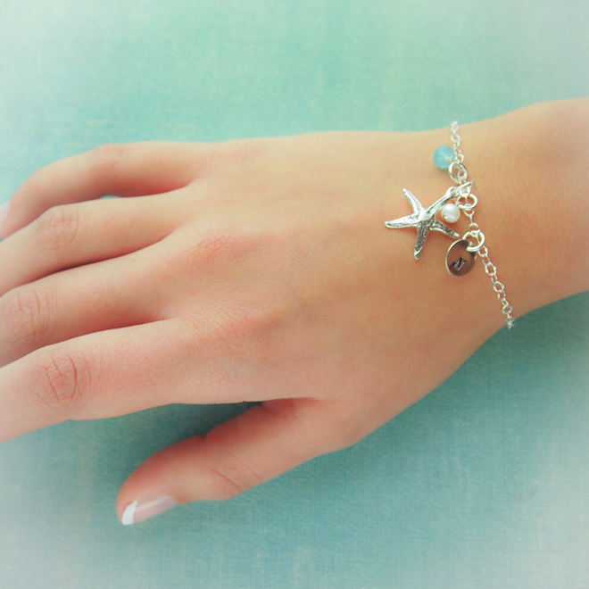 Custom starfish bracelet from Tracy Tayan Designs