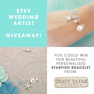 You could win this beautiful, custom starfish bracelet!