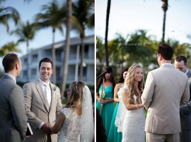 Beautiful, turquoise beach wedding