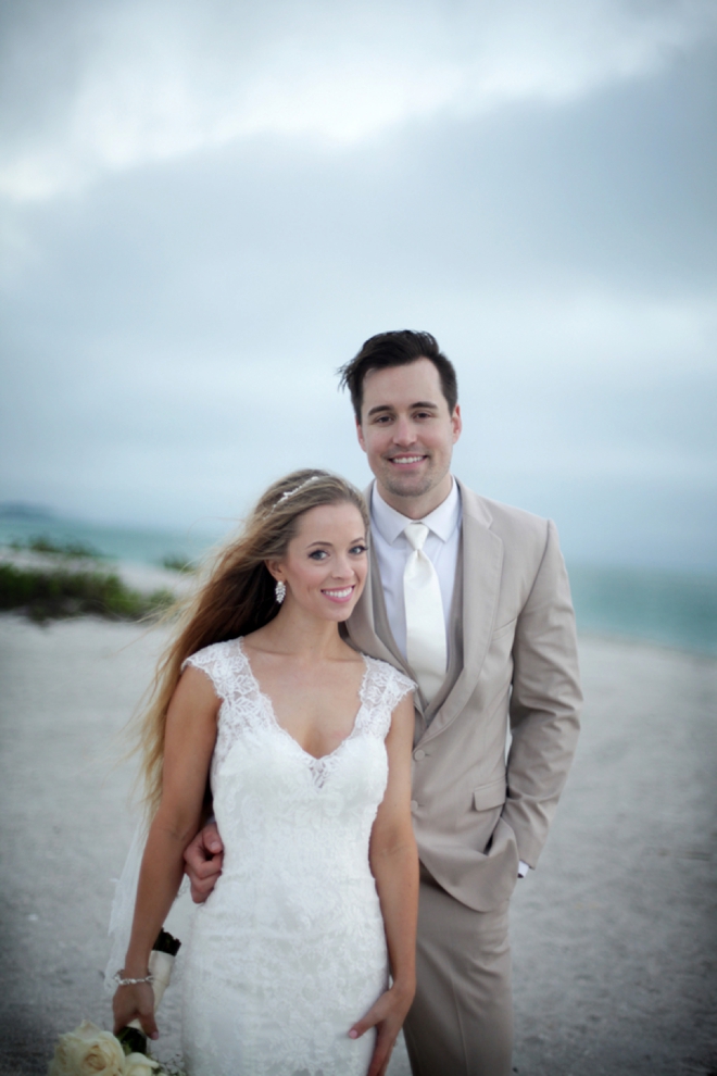 Beautiful, turquoise beach wedding