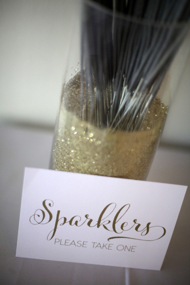 Wedding sparklers