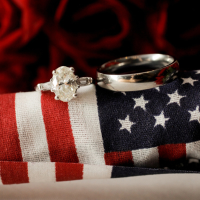 Lovely 4th of July themed wedding