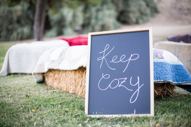 Keep Cozy, wedding s'mores bar